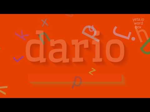 How to say "dario"! (High Quality Voices)