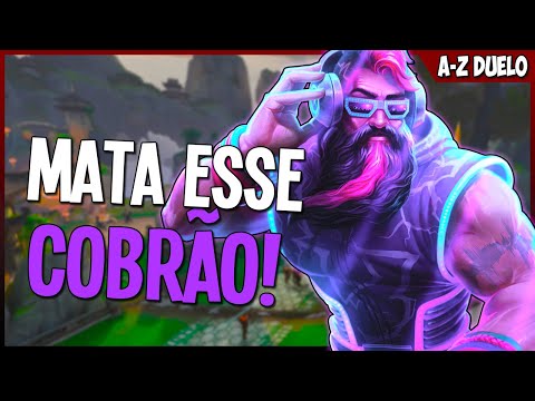 ZEUS VS JORMUNGANDR | A-Z RANKED DUEL | SMITE BRASIL