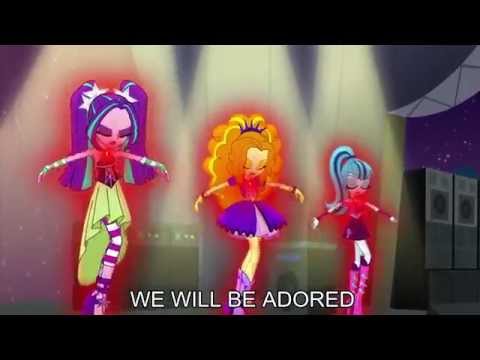 Welcome to the Show [With Lyrics] - My Little Pony Equestria Girls Rainbow Rocks Song