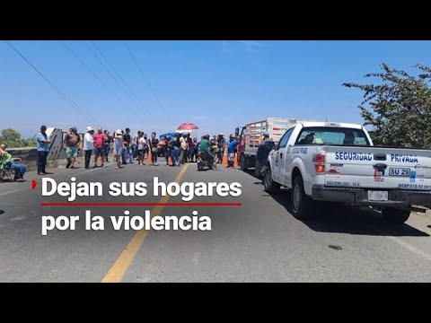 NADIE LOS GOBIERNA | Habitantes en Michoacán exigen seguridad