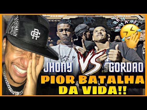 PH REAGE / (A MELHOR DA NOITE 😮🔥) JHONY MC X GORDÃO ZN - SEMI FINAL