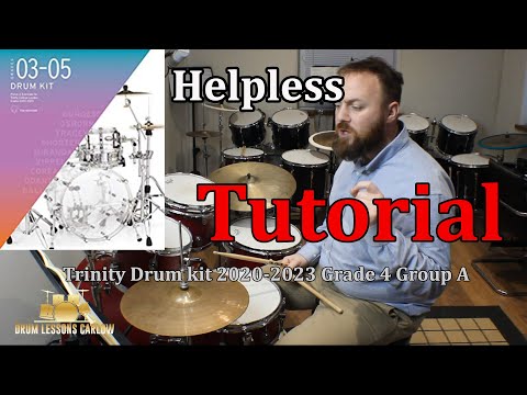 helpless Tutorial Trinity Drum kit Grade 4 A