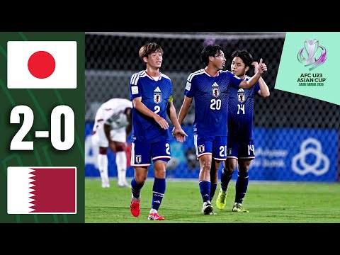 Japan crown FLAWLESS group stage! | Japan - Qatar | Highlights | AFC U23 Asian Cup™