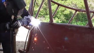 Restoring a broken, rusty, hay feeder: TMCO