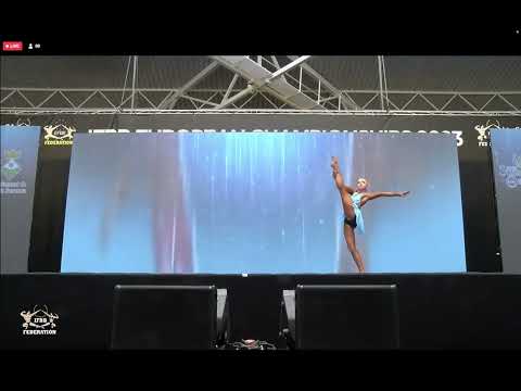 Tatjana Dudasova European championships 2023 , artisic fitness