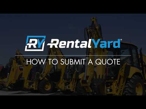 Watch how RentalYard quote requests work