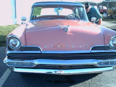 Thumbnail for 1956 Lincoln Premier 4 Door Sedan CoralBlk by Car