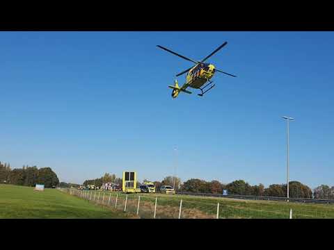 Ernstig ongeval met meerdere voertuigen op A50 bij #epe