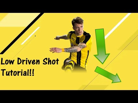 FIFA 17 TUTORIAL | LOW DRIVEN SHOT (EFFECTIVE WAYS TO SHOOT)