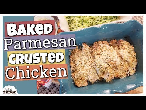 BAKED PARMESAN CRUSTED CHICKEN || 5 Ingredient EASY Recipe