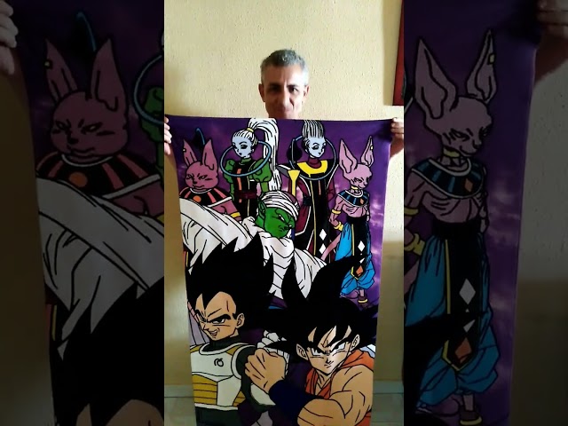 Vídeo relacionado con TOEI ANIMATION Toallas de baño Infantiles de la Marca Modelo Poncho Toalla Dragon Ball Super Microfibra