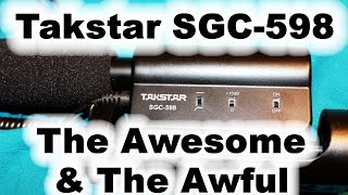 Video thumbnail for Takstar SGC-598 Mic - The  Awesome and The Awful - A Review by Dennis Pollock