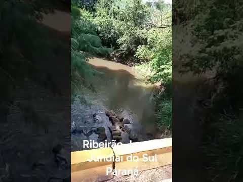 Ribeirão Jundiaí no município de Jundiaí do Sul no norte pioneiro do Paraná