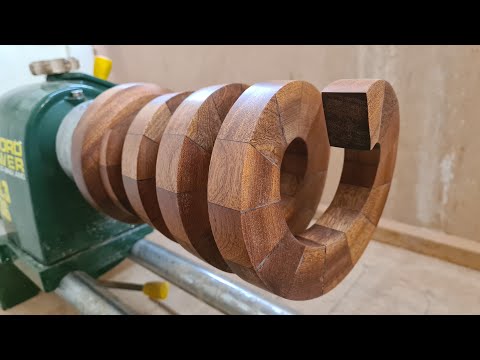 Woodturning - The Open Segmented Helix