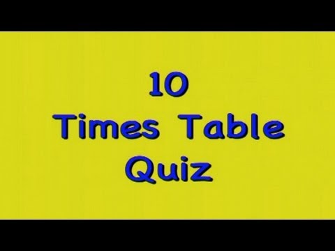 Ten Times Table Quiz