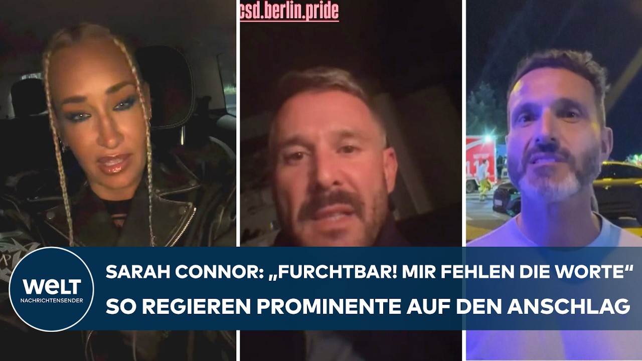 TERRORANSCHLAG IN BERLIN: Community unter Schock – Promis reagieren auf Christopher Street Day
