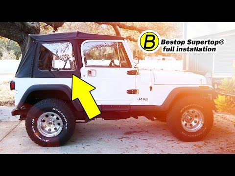 How To Install a Bestop Supertop® on a Jeep Wrangler YJ | FULL INSTALL