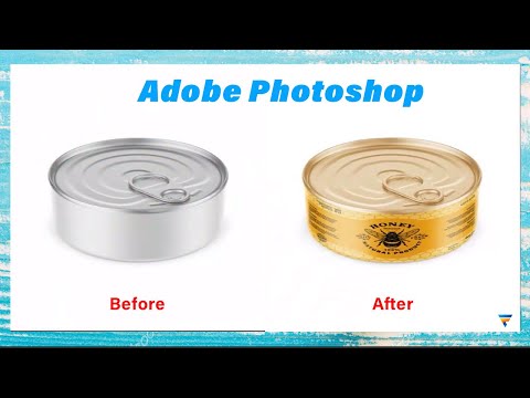 New Warp Cylinder in Adobe Photoshop | Quick Mockup Adobe Photoshop Tutorial