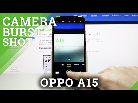 How to Take Burst Shots in OPPO A15 – Make Burst Shot