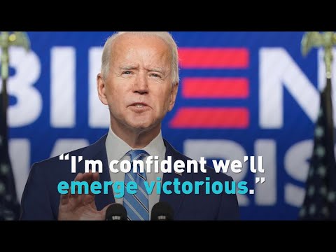 Biden says he is on course to take the White House in knife-edge U.S. election
