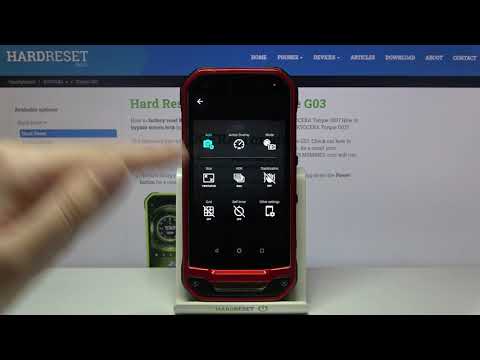 How to Show Grid Lines in KYOCERA Torque G03 - Set Orientation Lines