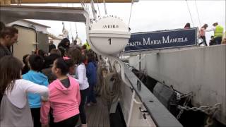 preview picture of video 'Pequenos repórteres da Figueira da Foz no Santa Maria Manuela'