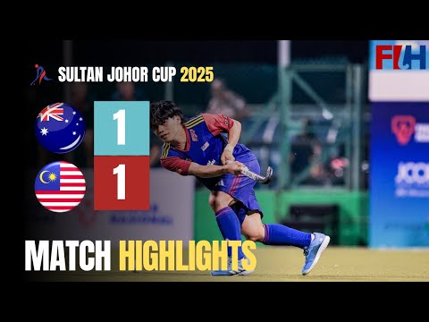 Malaysia Vs Australia Hockey Match Highlights 2025 | Sultan of Johor Cup 2025