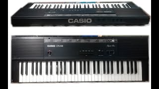Video thumbnail for CASIO CPS-300 (DEMO songs) by Keyboards - review - repair