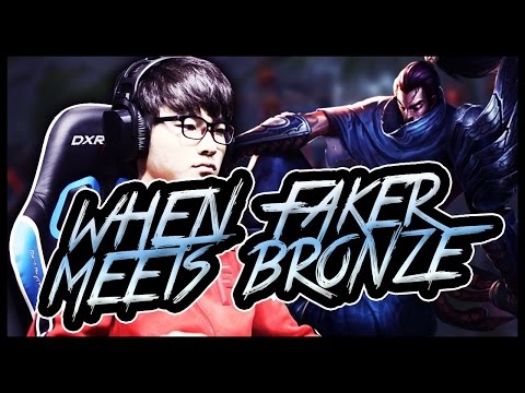 When Faker meets Bronze   Flex Queue Highlights   YouTube