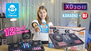 Video thumbnail for iDance XD301 deejay station 2 grandi giradischi 16 soundpad 2 beat player, bluetooth + usb mp3 by idanceaudio idanceaudio