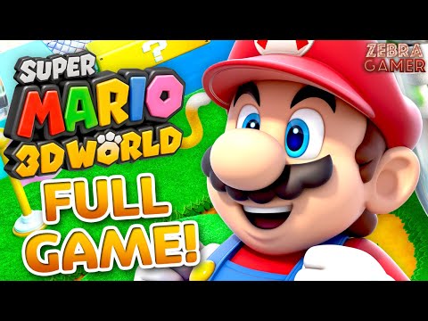 Super Mario 3D World Full Game Walkthrough!