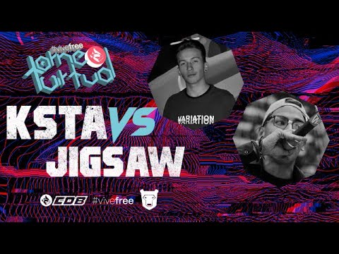 Jigsaw vs Ksta - Cuartos de Final (Torneo Virtual de Freestyle - CDB)  #vivefree 🇨🇴