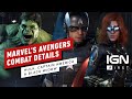 Marvel's Avengers Combat Breakdown: Black Widow, Captain America, Hulk