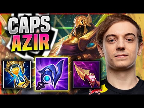 CAPS IS A BEAST WITH AZIR! - G2 Caps Plays Azir MID vs Zed! | Season 11