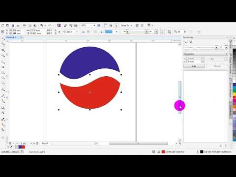 How To Create A Simple Pepsi Logo, with CorelDRAW