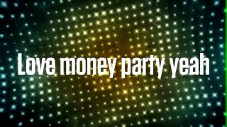 Miley Cyrus -  Love Money Party feat - Big Sean [Official Lyric Video] [Album Bangerz]