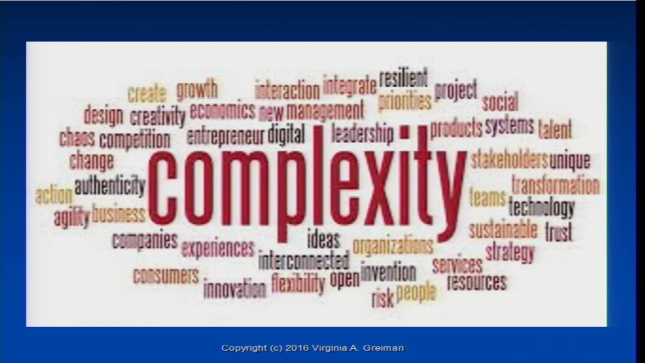 Virginia Greiman: Managing Complexity