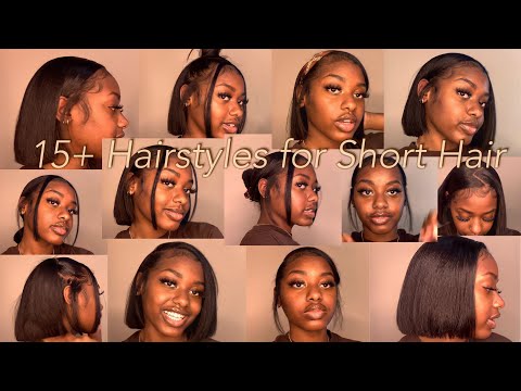 Hairstyles for Straight Short Hair l Tiana Shannell