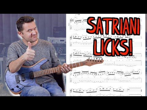 Great Joe Satriani-Inspired Legato Licks