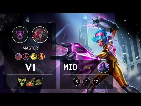Vi Mid vs Taric - NA Master Patch 10.16
