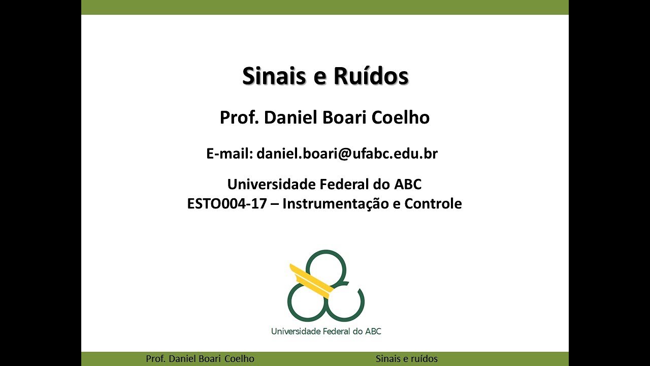 Aula 2   Sinais e ruídos