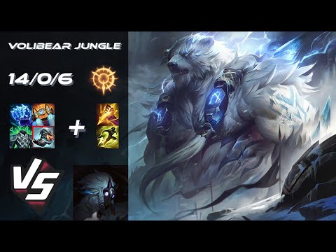 JUNGLE Volibear vs Kindred - EU Challenger Patch 25.18
