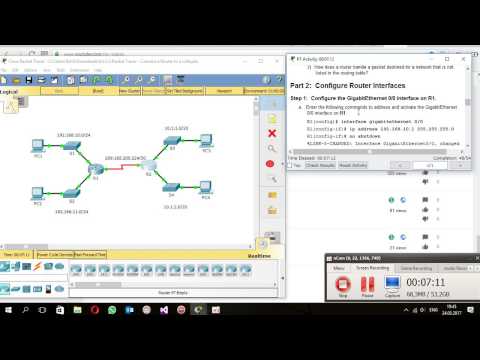 6.4.3.3 Packet Tracer - Connect a Router to a LAN
