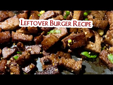 #leftover #burger #recipe