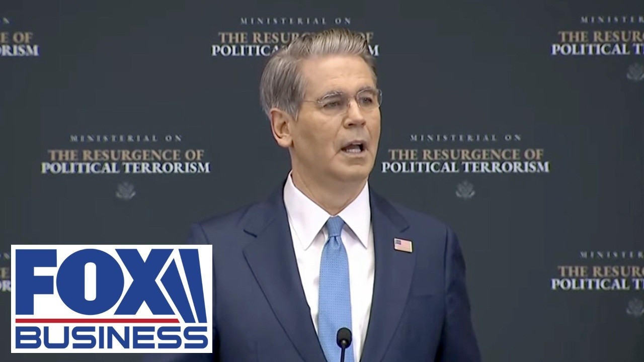WATCH LIVE: Bessent delivers remarks on far-left political terrorism