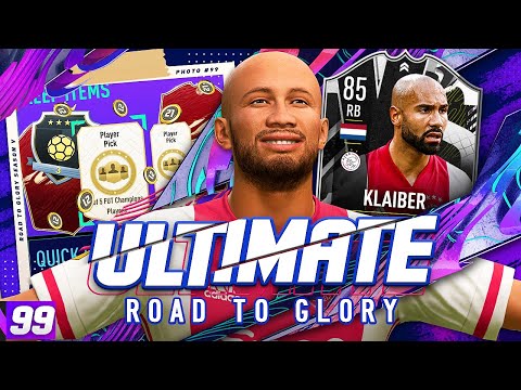 BEAST!! ELITE CHAMPS REWARDS! ULTIMATE RTG! #99 FIFA 21 Ultimate Team Road to Glory Showdown Klaiber