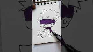 Drawing gojo || Jujutsukaisen character drawing || #animedrawing #anime #art