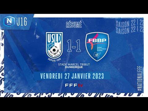 J16 I USL Dunkerque – Bourg-Péronnas 01 (1-1), le résumé | National FFF 2022-2023