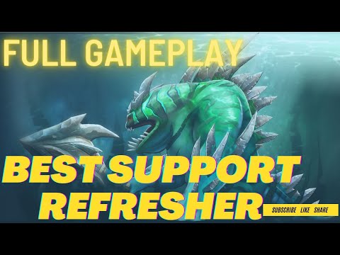 Dota 2 Tidehunter Gameplay - Best Support - Octarine Refresher - No Commentary
