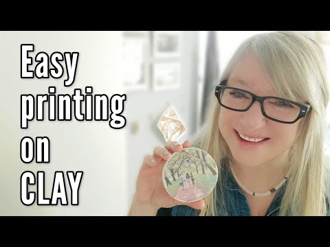 3 EASY ways to PRINT your own images on polymer CLAY / Photo transfer tutorial